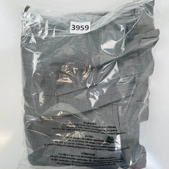 The Suit Company Mens Dress Pants Gray Houndstooth Pockets‎ Tasmania Wool 34x29 - Picture 6 of 11